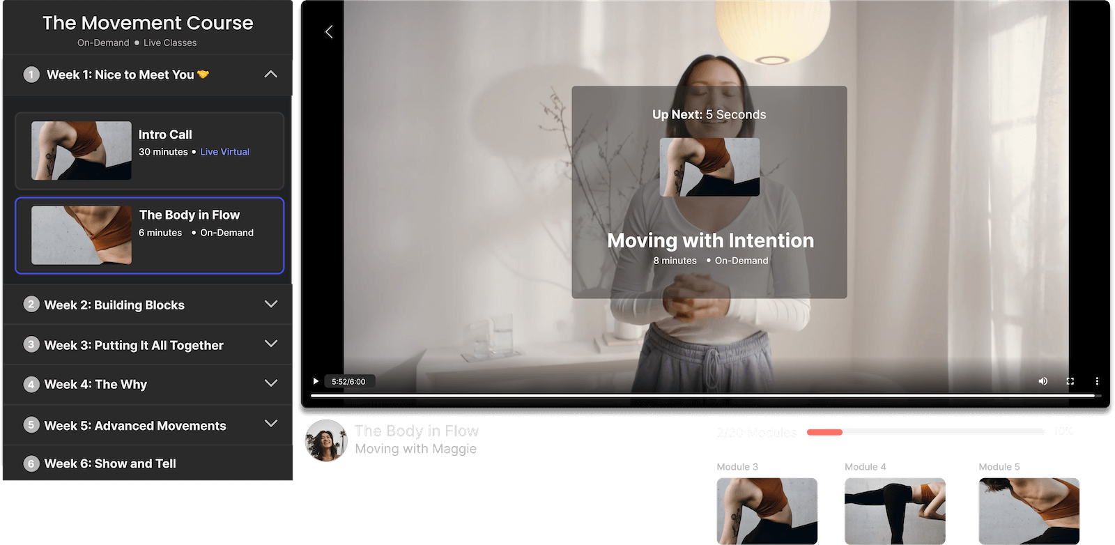 On Demand + Live Programming Preview on Somble